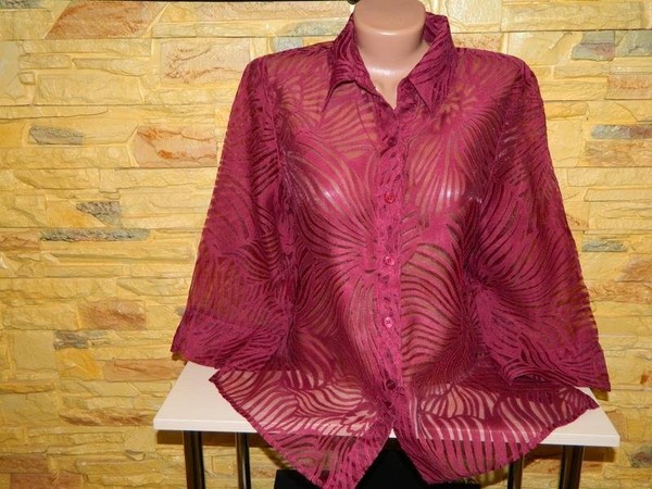 Women Alfred Dinner Shirt Red 42 / XL / 50