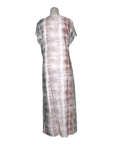 AllSaints Jarita Marea gerafftes Batik T-Shirt Kleid Gr UK 10 US 6 ruhig Luxus - Bild 4 von 12