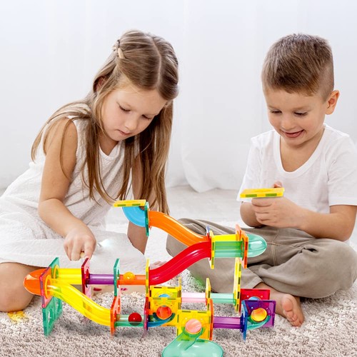 Marble Run Ball Magnetic Building Blocks Kids Montessori Toys – - Picture 5 of 5