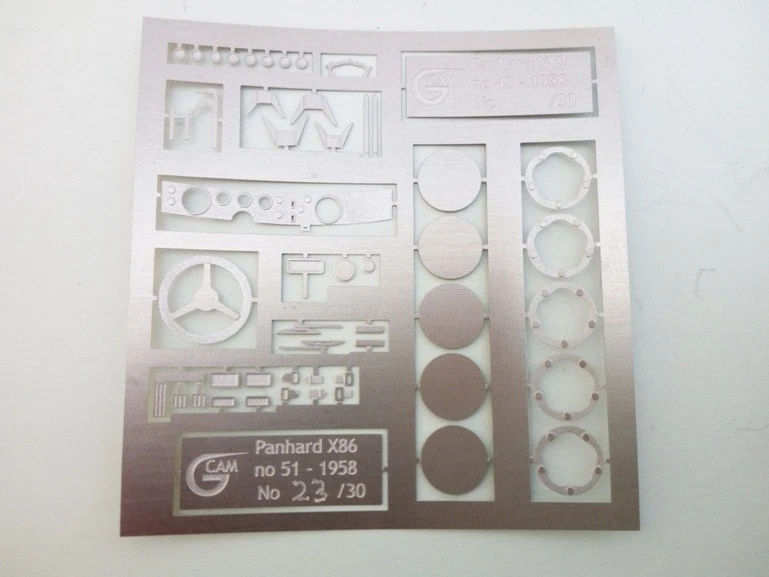 1-43 Monopole Panhard X89 coupè Le Mans 1958 #48 resin kit GCAM - Immagine 2 di 4