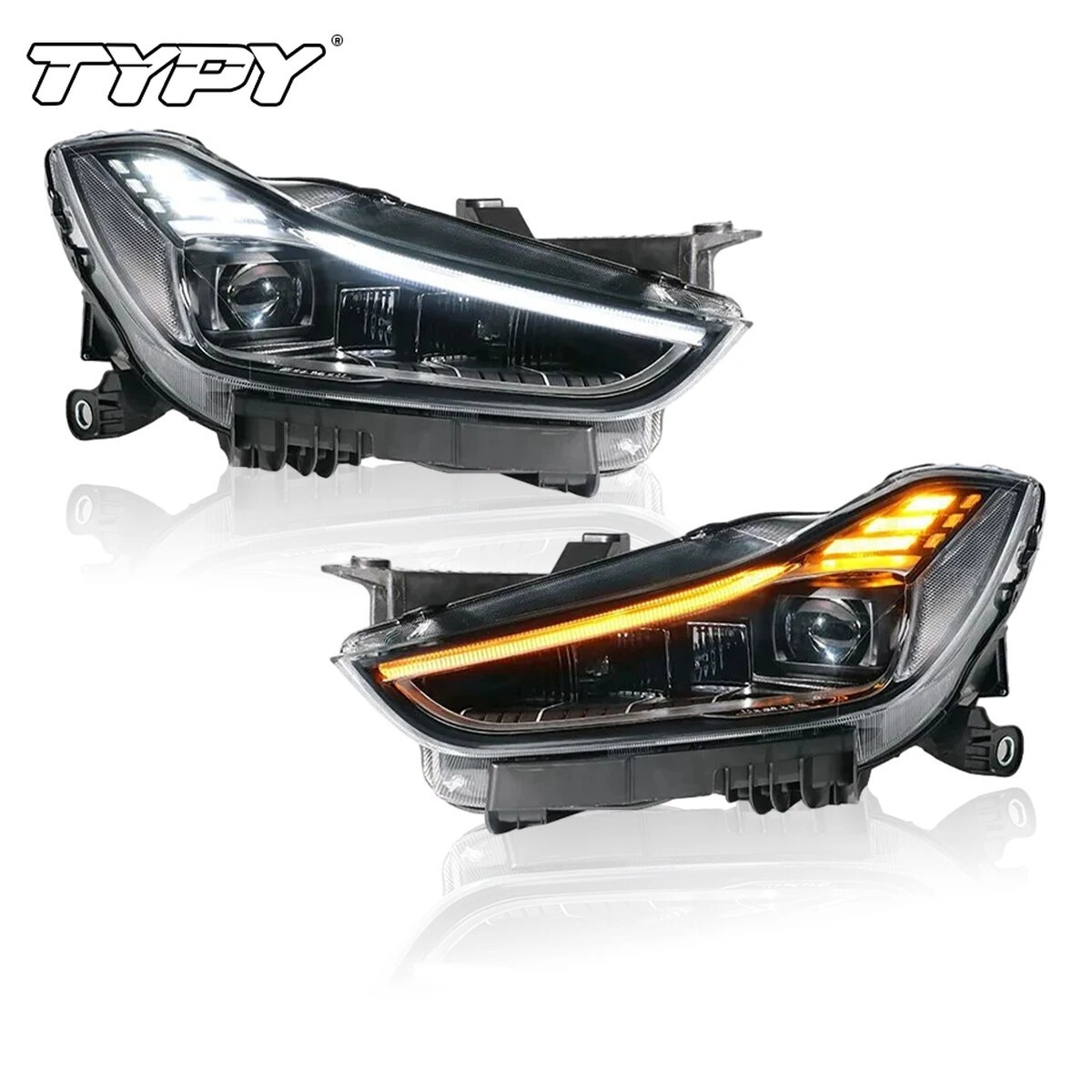 Car Light For Maserati Ghibli Headlights 2014-2019 LED Front Lamps Plug and Play
