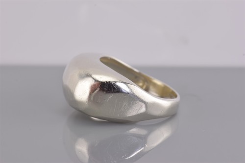 Anillo de plata esterlina Silpada Classique R2758 martillo cúpula banda 925 talla: 11 - Imagen 5 de 8