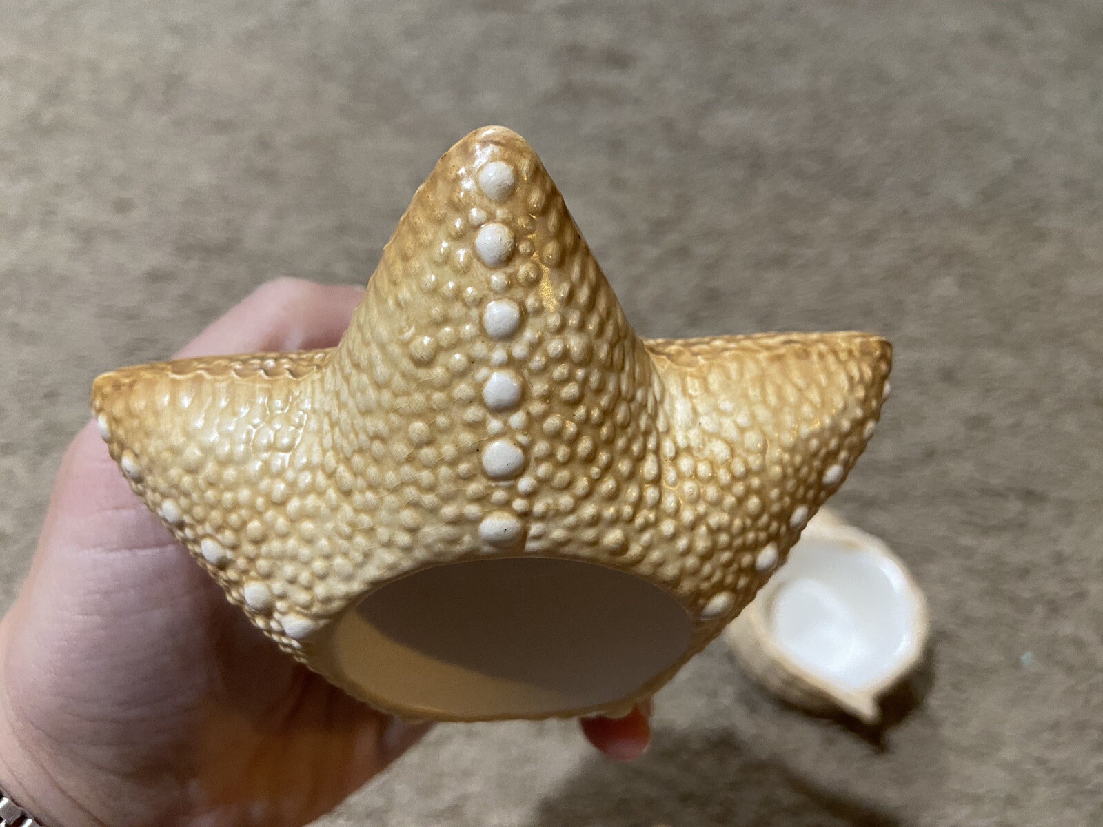 Yankee Candle Set of 3 Beach Tealight Votive Candle Holders Conch Shell Starfish