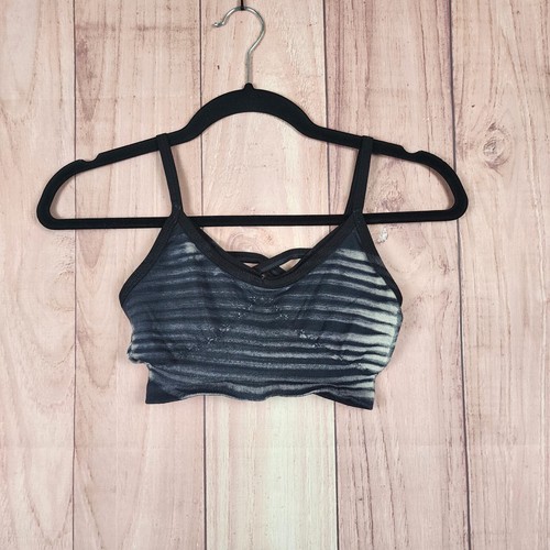 Free People Movement Criss Cross Sports Bra Womens Sz XS/S Striped NWOT