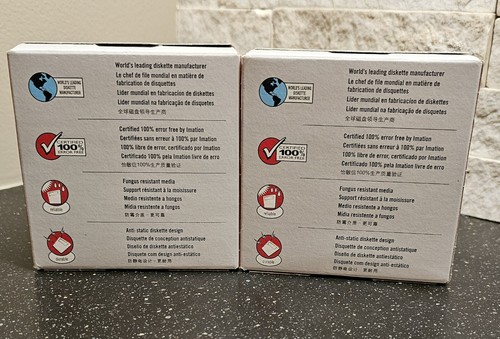 NIB - 2 Boxes, 10 Each - Imation 3.5" Diskettes - 1.44MB - 2HD - Afbeelding 5 van 6