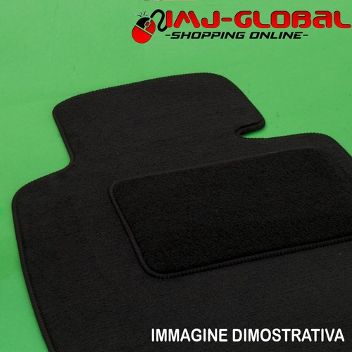 Tappetini Auto MTM Per Seat Cordoba I (6K) 1994-1999 | Su Misura In Moquette Nera, 4 Pezzi, Battitacco, Antiscivolo, Made In Italy