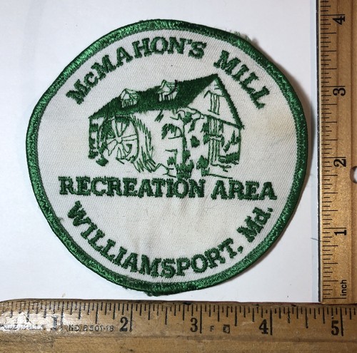 Vintage McMahon’s Mill Recreation Area Campground Patch Williamsport Maryland