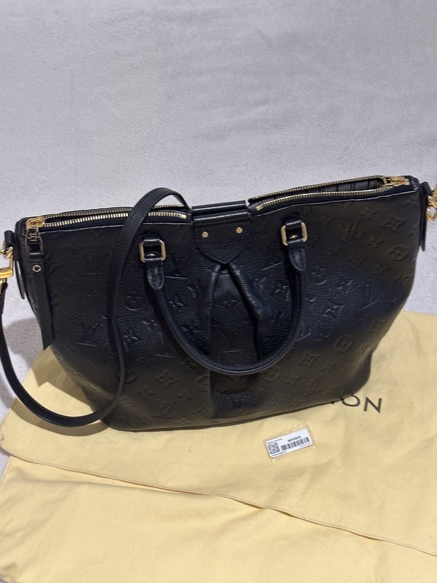 Louis Vuitton Black Monogram Empreinte Mazarine MM | eBay