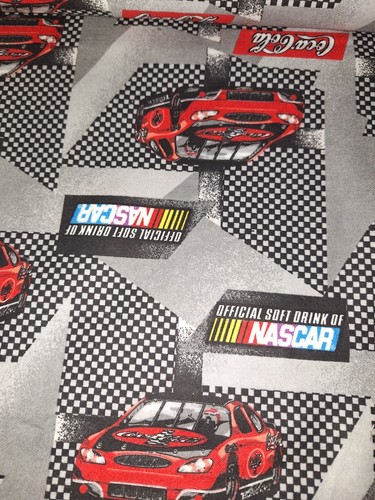 7 Yds. Nascar Flanell Baumwolle Quilt Stoff Beschreibung lesen: - Bild 1 von 2