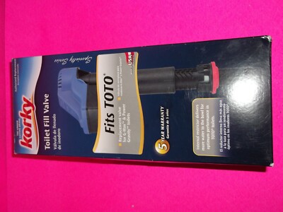 KORKY FITS TOTO TOILET FILL VALVE 528T GMAX POWER GRAVITY