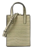 Seidenfelt Manufaktur Tuuli Mini Tote Handtasche Tasche Smoke Green / Gold Neu