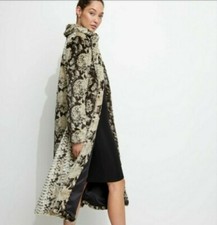 Unreal Fur Madam Grace Coat L Nwt