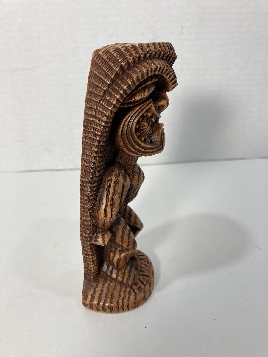 Vintage Coco Joes Hawaii 6” Tiki Statuette-Made in Hawaii