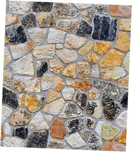 Self-Adhesive Stone Wallpaper Brick Contact Paper ...