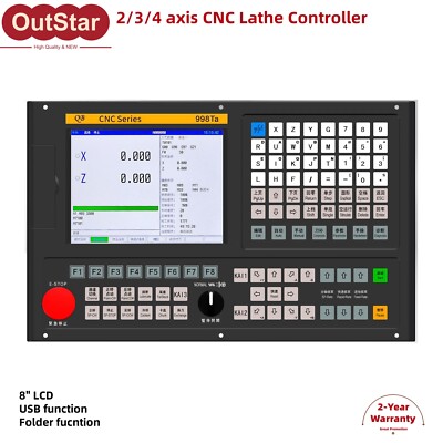 QB-998Ta Economic Type 2/3/4 Axis CNC Absolute Value Lathe Controller f/UCOS-II