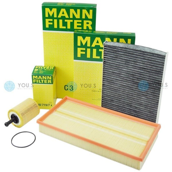 Mann Filter Inspektionssatz Filterset Filterpaket FüR Skoda Octavia II 1.9 TDI-image