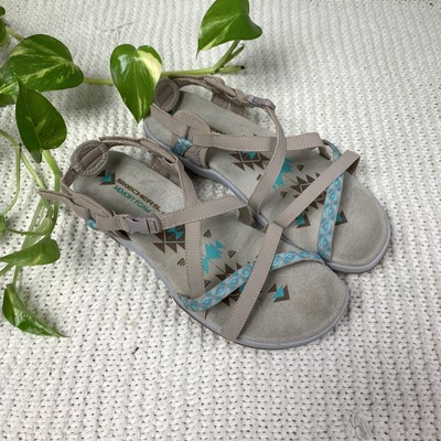 skechers reggae sandals memory foam