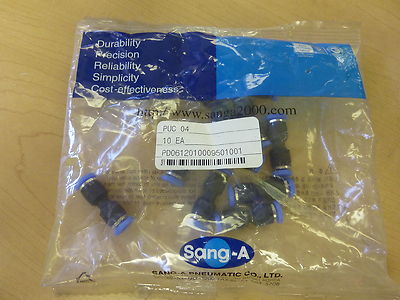 Set of 10 Sanga One-Touch Fitting PUC 04 PD0612010009501001 (12385)