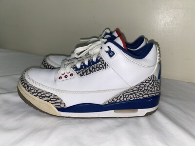 Nike Air Jordan 3 Retro OG True Blue 2016 854262-106 Men's Size 8