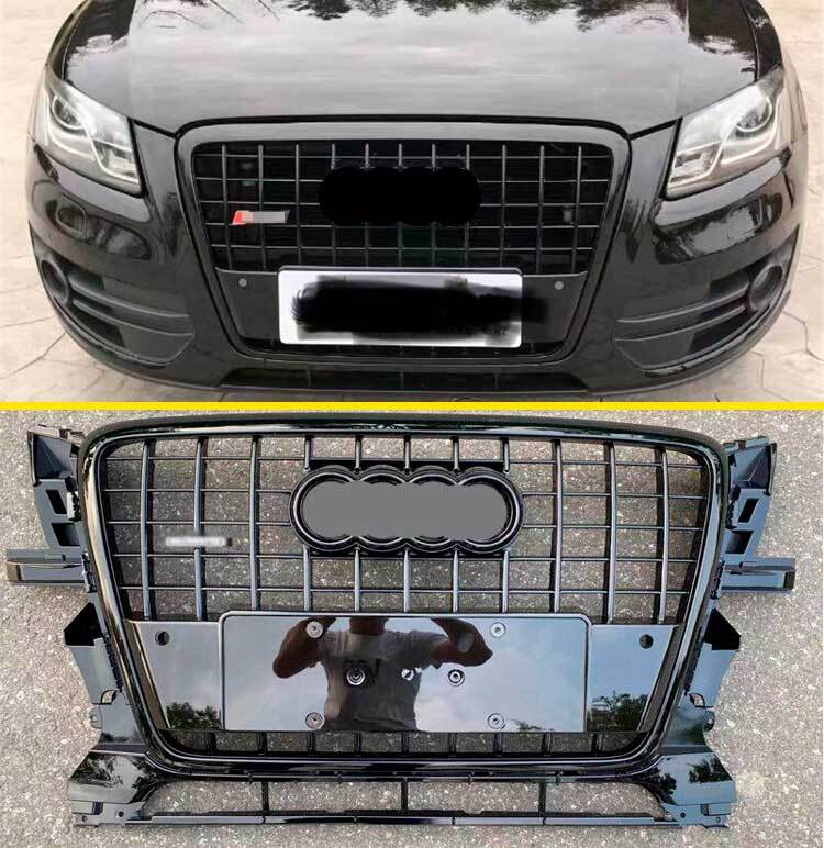 Audi SQ5 Q5用フロントグリル ブラック　FY 新品 For Audi Q5 2018 - 2021 Front bumper Grille Upper Black SQ5