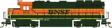 Bachmann 60319 HO Scale EMD GP40 Diesel BNSF 3016 with DCC