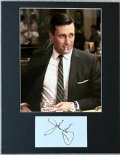 Jon Hamm Signed In Person 11x14 Matted Autograph & Photo - Authentic