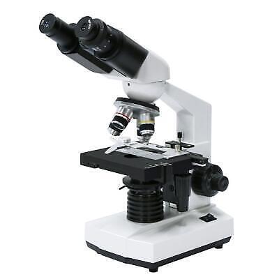 Radical 2000x Pathology Vet Compound Doc Lab LED Battery Microscope Variable Light Abbe Condenser 3D Stage