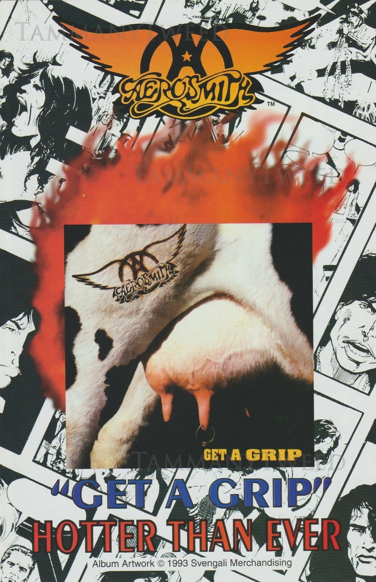 貴重☆AEROSMITH☆GET A GRIP☆☆プロモーション大型ポスター☆ Aerosmith - 