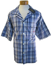 NWT Polo Ralph Lauren Mens S/S Plaid Woven Pajama Top XL Multi-Color MSRP 40