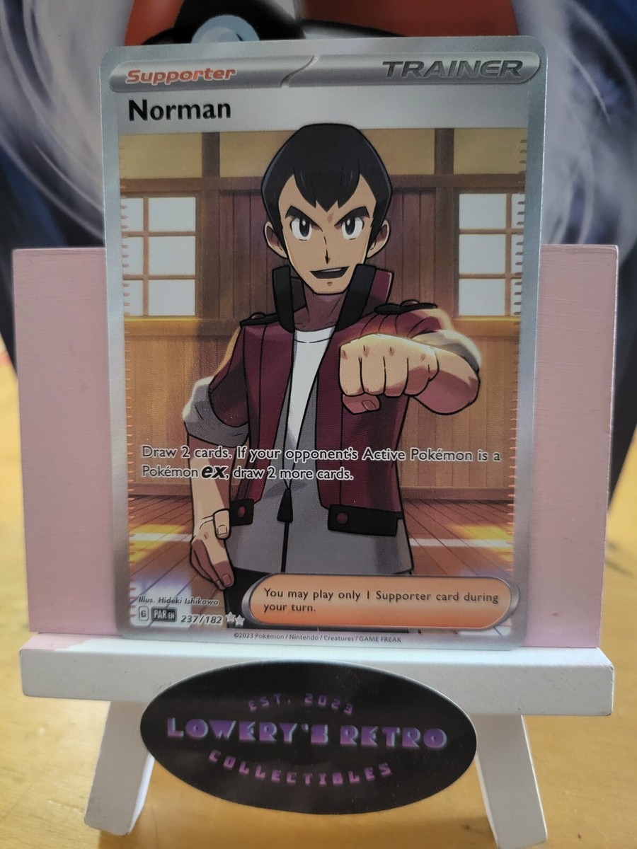 norman pokemon card Amazon.com: Pokemon - Norman 237/182 - Paradox Rift - Full Art - Ultra Rare