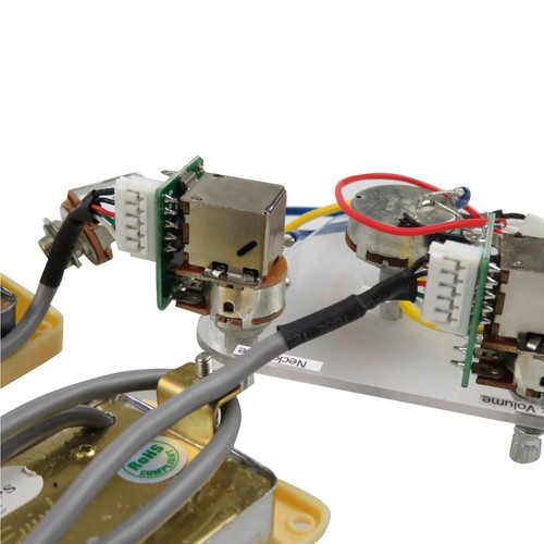 Guitar Humbucker Pickups Neck And Bridge 4C Wiring Harness Push-pull Single Cut - Picture 6 of 22