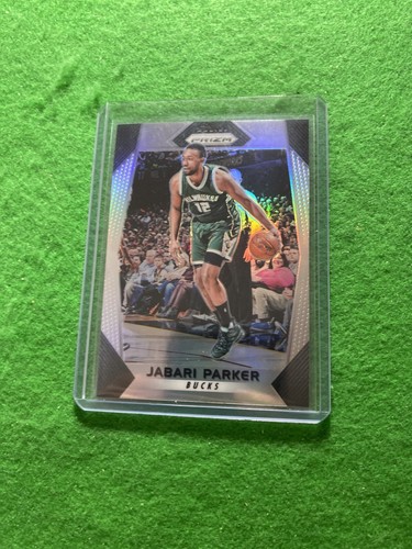 JABARI PARKER PRIZM SILVER CARD MILWAUKEE BUCKS 2017-18 PRIZM BASKETBALL REFRACT - Picture 3 of 12