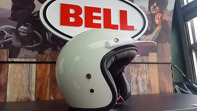bell custom 500 helmet solid vintage white m PLAIN VINTAGE WHITE BELL CUSTOM STEVE MCQUEEN BELL MOTORCYCLE RT CRASH # HELMET