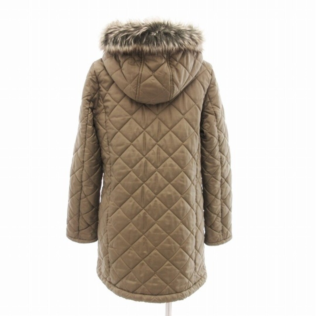 LAVENHAM QUILTED COAT JACKET FAUX FUR HOOD 36 S BEIGE LVH LAVENHAM QUILTED COAT JACKET FAUX FUR HOOD 36 S BEIGE LVH