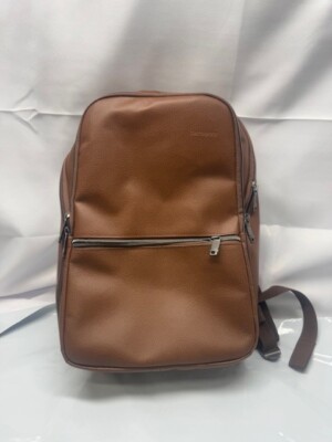 Samsonite Classic Leather Slim Backpack for 14.1'' Laptop   Cognac (126036-1221)