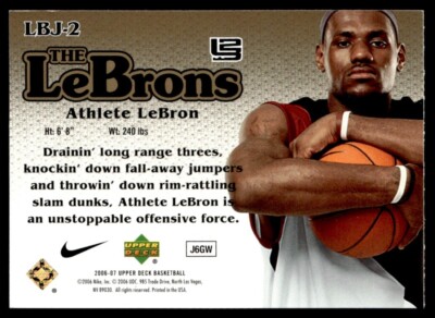 2006-07 Upper Deck The LeBrons LeBron James Cleveland Cavaliers