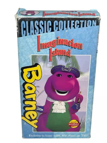 Barney Imagination Island Classic Collection VHS  VTG Sing Along Songs Tested
