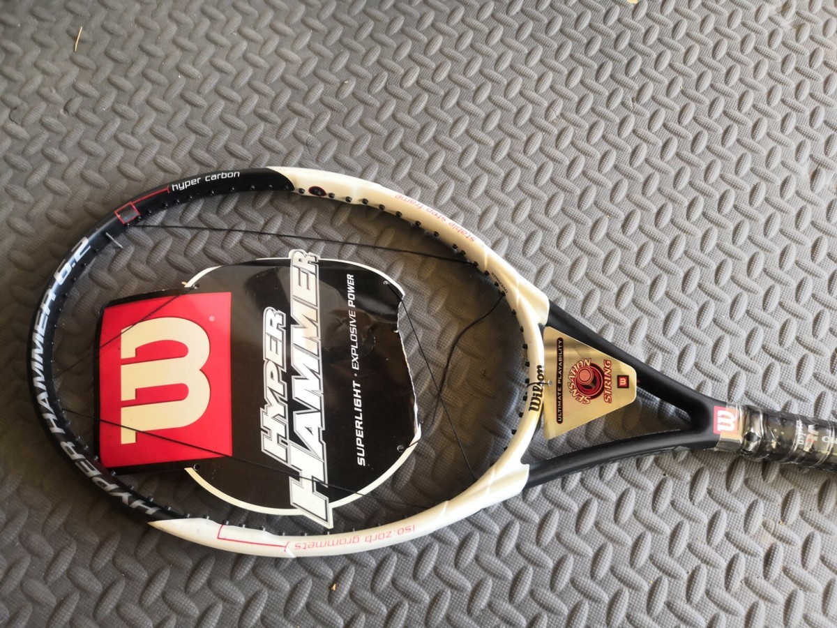 New Wilson hyper hammer 6.2 os 110 4 1/4 grip Tennis Racquet