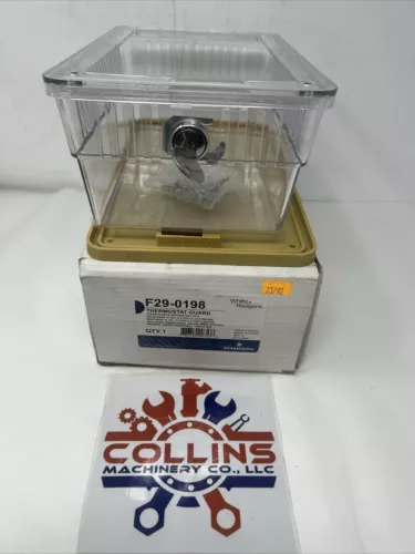 Emerson F29-0198 Universal Locking Thermostat Guard, Clear. White Rodgers.