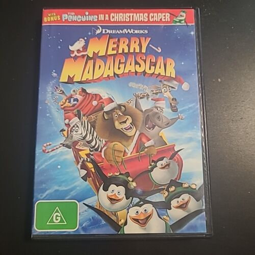 Merry Madagascar DVD CHRISTMAS  R4 DreamWorks - Picture 1 of 2