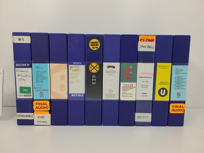 10 CASSETTES VIDÉO NUMÉRIQUE SONY BCT-D40 DIGITAL BETACAM NEUF Petite