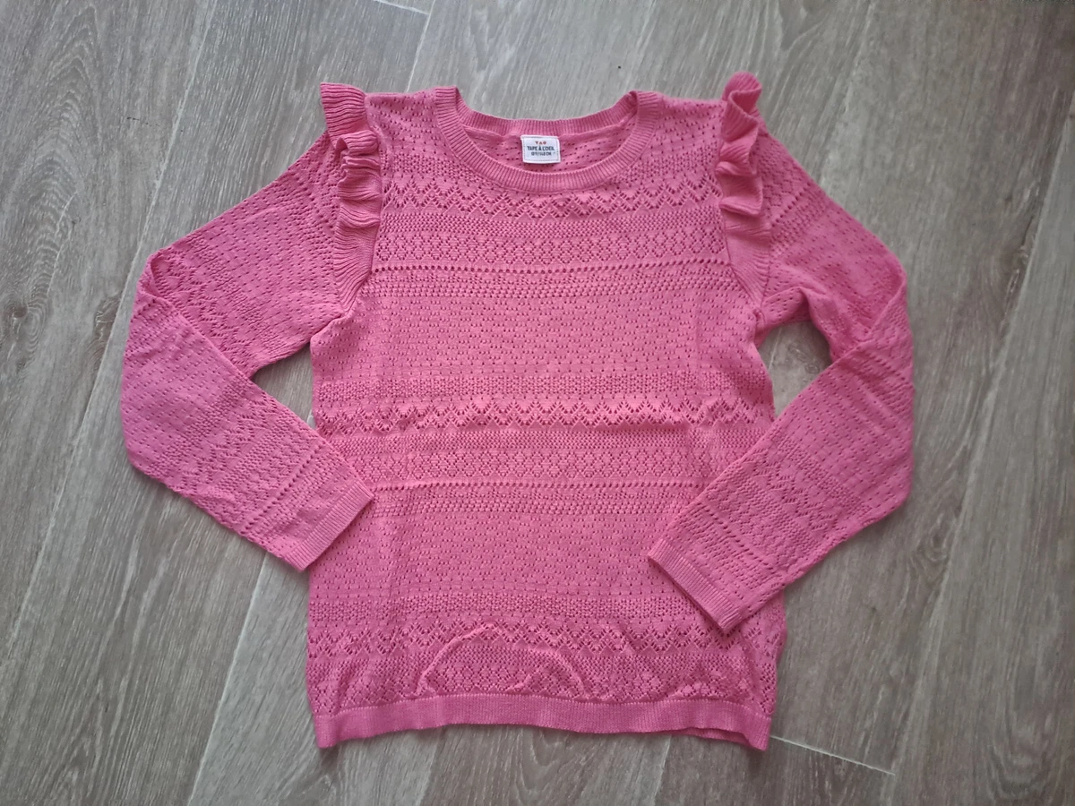 Pull Fille Marks And Spencer 13-14 Ans – Rose Imprimé Animal – Occasion