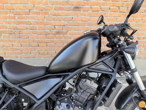 1Set Black Petrol Gas Fuel Tank Oil Tank For Honda Rebel CM300 CM500 2017-2023 - Picture 6 of 8