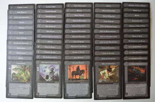 MECCG Middle-Earth THE LIDLESS EYE Complete Common Set 121 English Cards - Bild 2 von 2