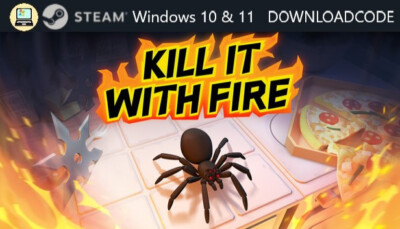 NEU PC Computer Spiel Kill It With Fire für Windows 10 11 STEAM Game Key Email