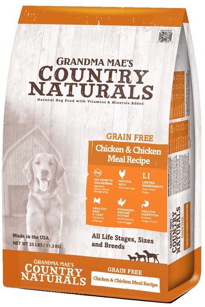 Grandma Mae's Country Naturals Grain-Free Dog Food - 14 Lb Bag, Chicken & Chicken Meal Recipe, High Protein - View #4
