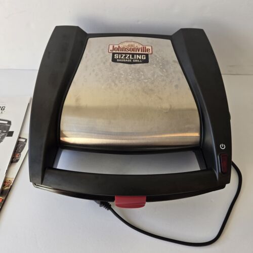 Johnsonville Electric Sizzling Sausage Grill BTG-0498 No Drip Tray Tested Indoor - Picture 3 of 14