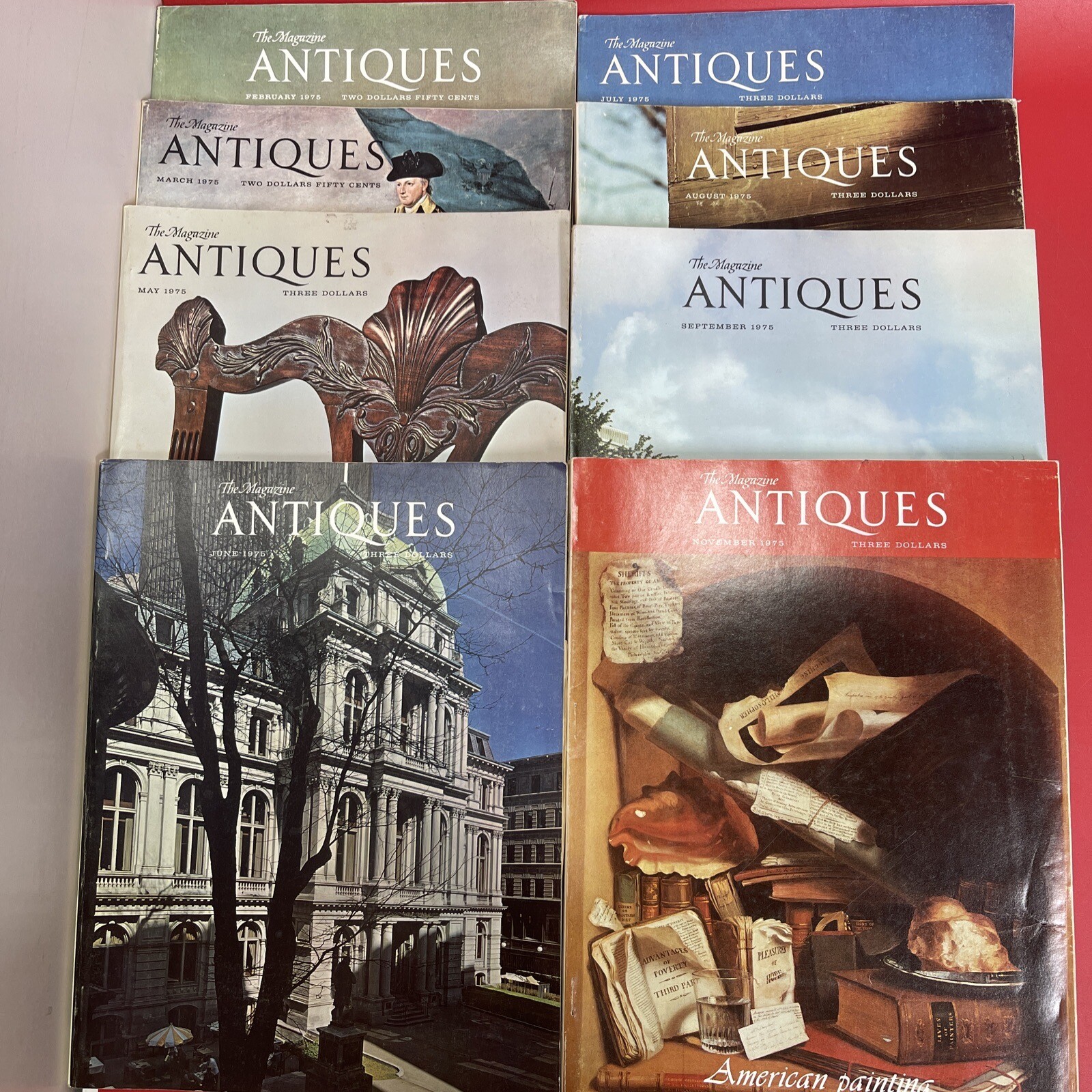 Antiques Magazine Vintage Lot 8 1975