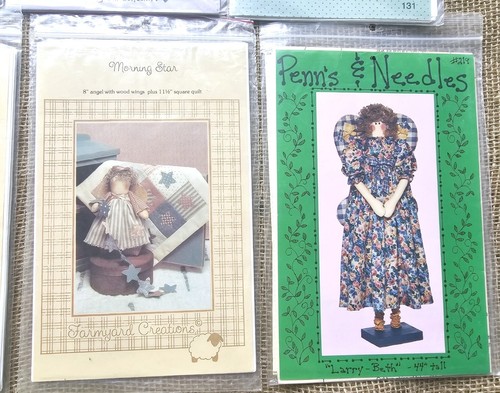 8 Vintage New Uncut Primitive Doll Patterns And Instructions - Picture 2 of 5