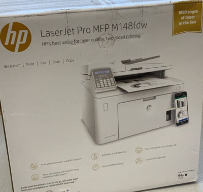 BRAND NEW HP LaserJet Pro MFP M148FDW All-In-One Laser Printer